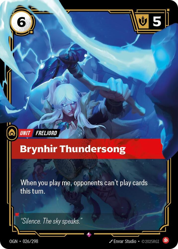 Brynhir Thundersong #026/298 - Origins - Near Mint