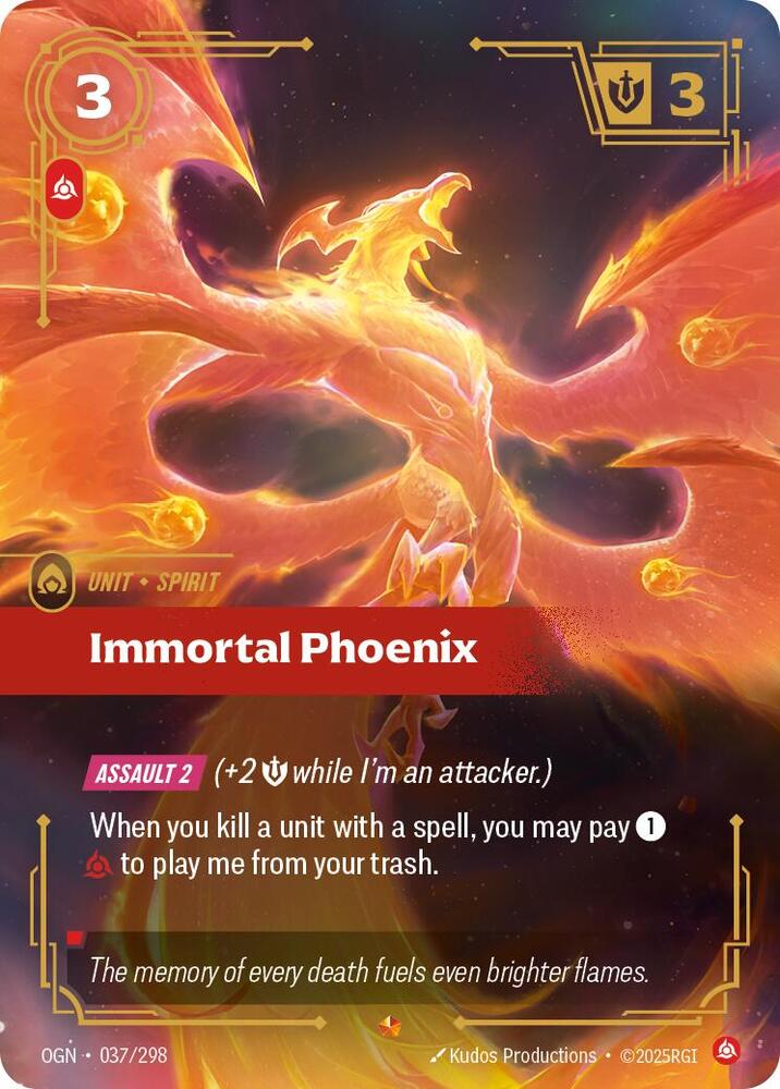 Immortal Phoenix #037/298 - Origins - Near Mint