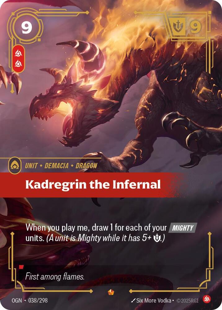 Kadregrin the Infernal #038/298 - Origins - Near Mint