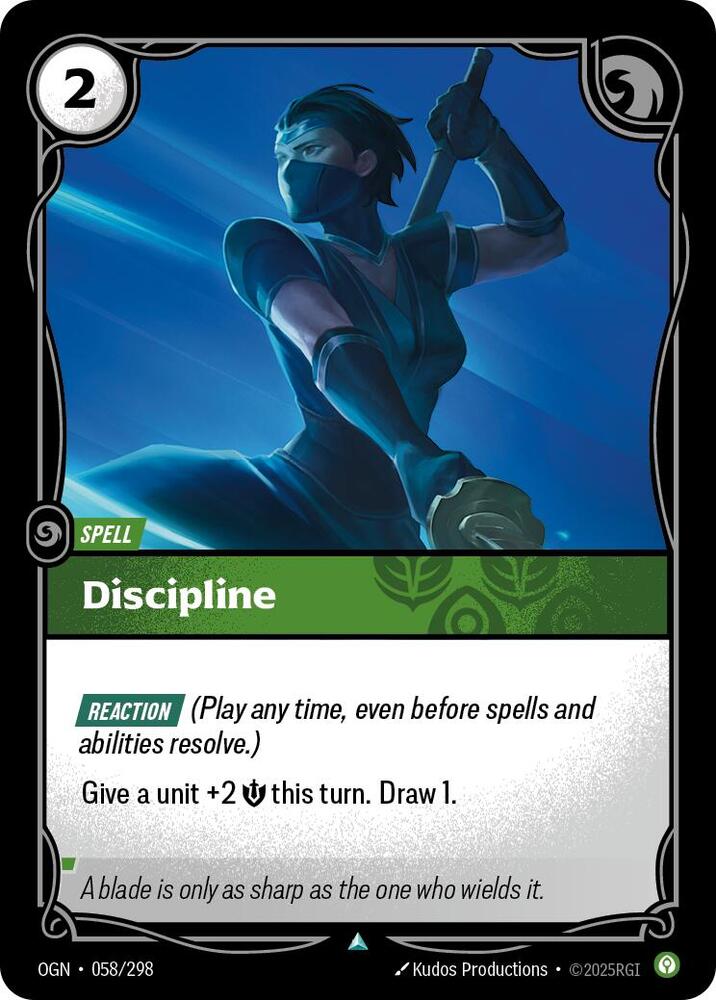 Discipline #058/298 - Origins - Near Mint