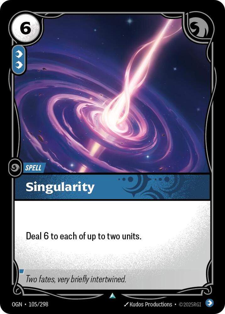 Singularity #105/298 - Origins - Near Mint