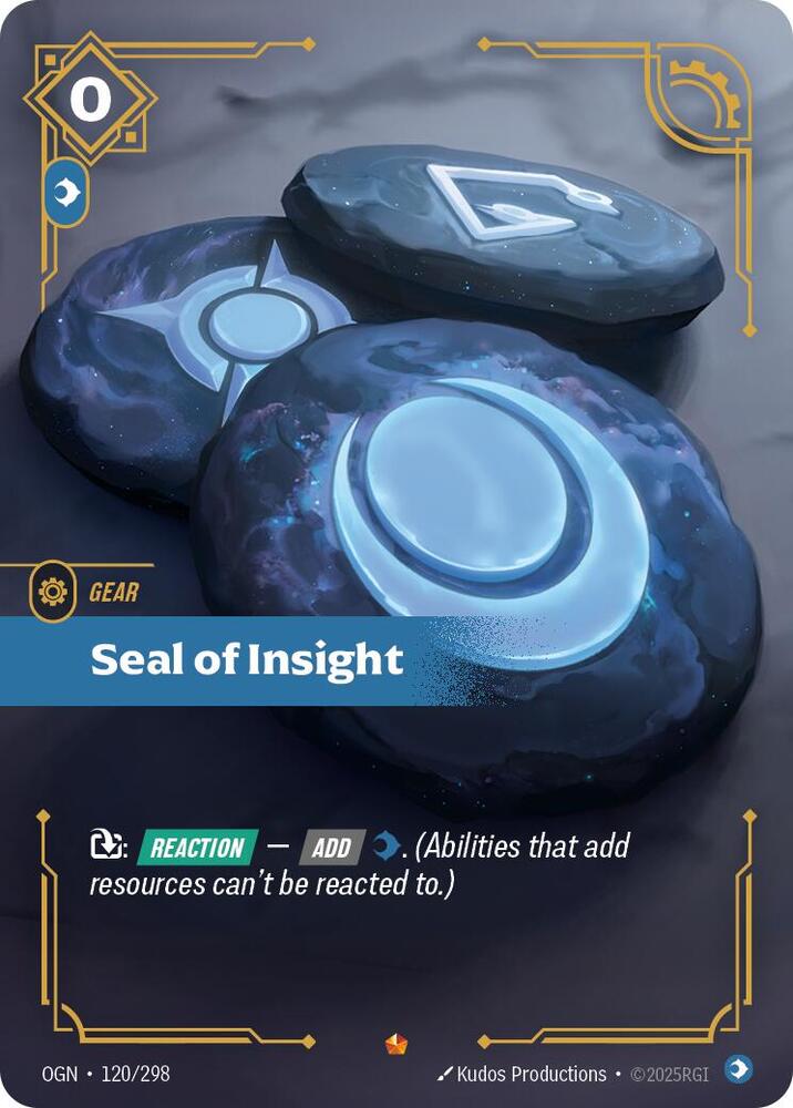 Seal of Insight #120/298 - Origins - Near Mint