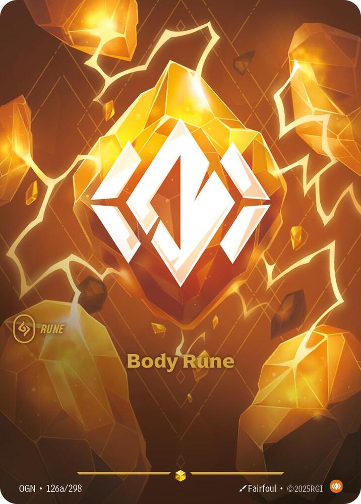 Body Rune (Alternate Art) #126a/298 - Origins - Near Mint