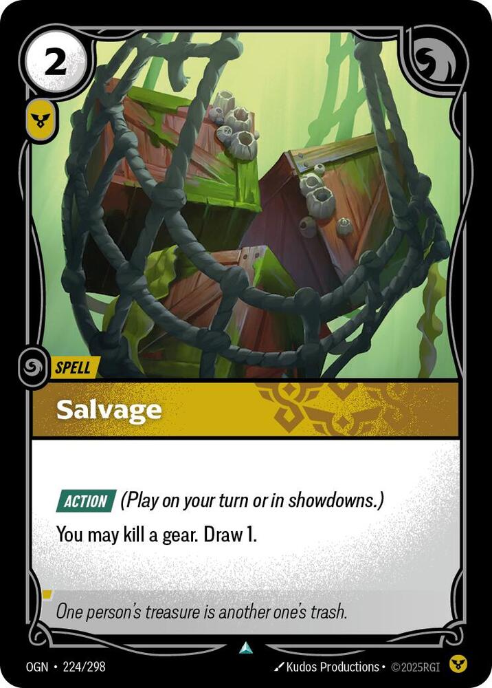 Salvage #224/298 - Origins - Near Mint