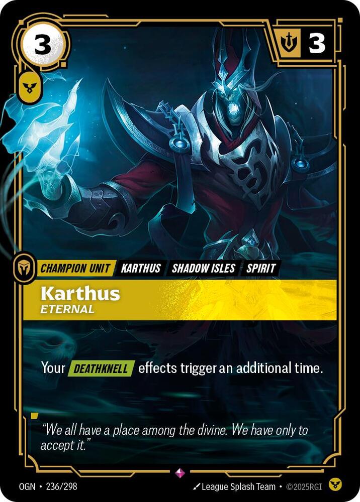 Karthus - Eternal #236/298 - Origins - Near Mint