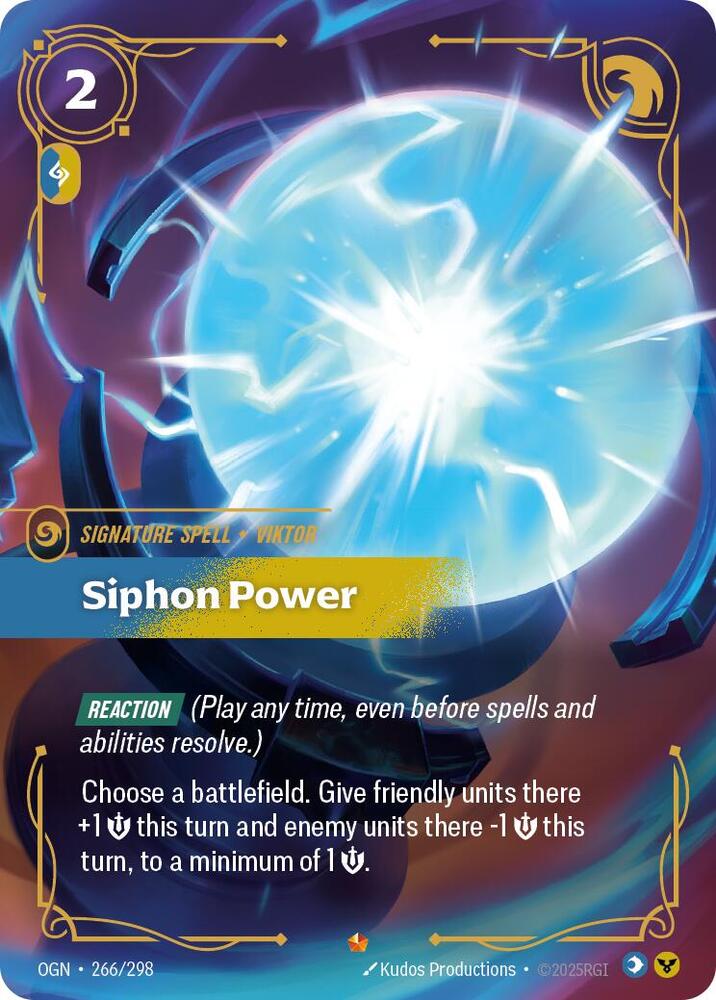 Siphon Power #266/298 - Origins - Near Mint