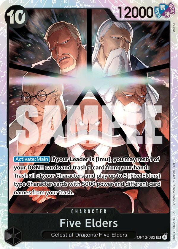 Five Elders #OP13-082 - Carrying On His Will - Near Mint