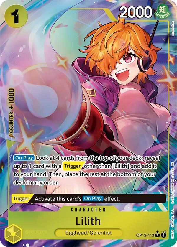 Lilith (Alternate Art) #OP13-113 - Carrying On His Will - Near Mint