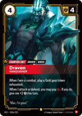 Draven - Vanquisher (Alternate Art) #020a/221 - Spiritforged - Near Mint
