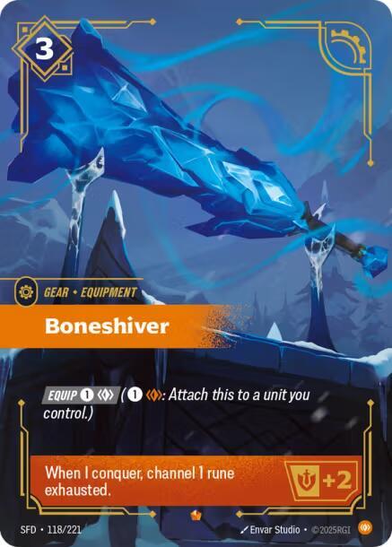 Boneshiver #118/221 - Spiritforged - Near Mint