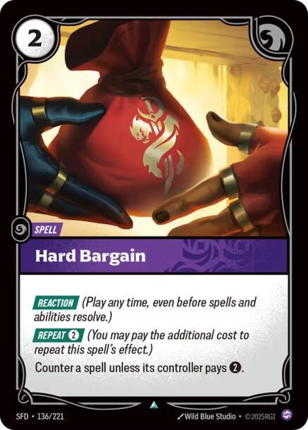 Hard Bargain #136/221 - Spiritforged - Near Mint