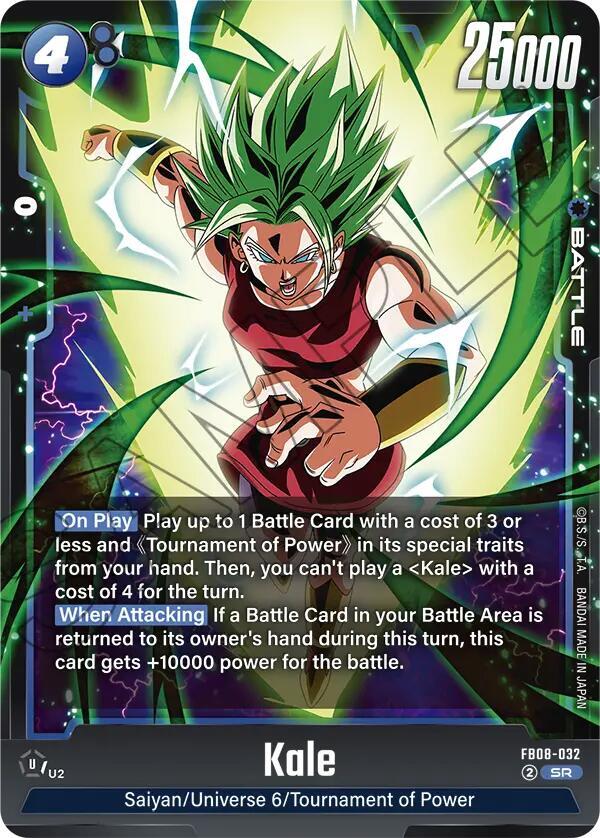 Kale #FB08-032 - Saiyan's Pride - Near Mint