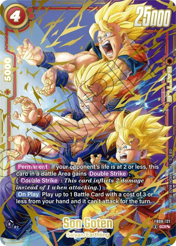 Son Goten (Super Alternate Art) #FB08-121 - Saiyan's Pride - PSA 10