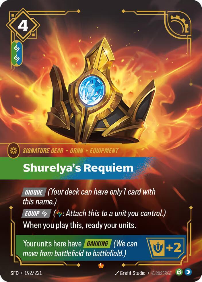 Shurelya's Requiem #192/221 - Spiritforged - Near Mint