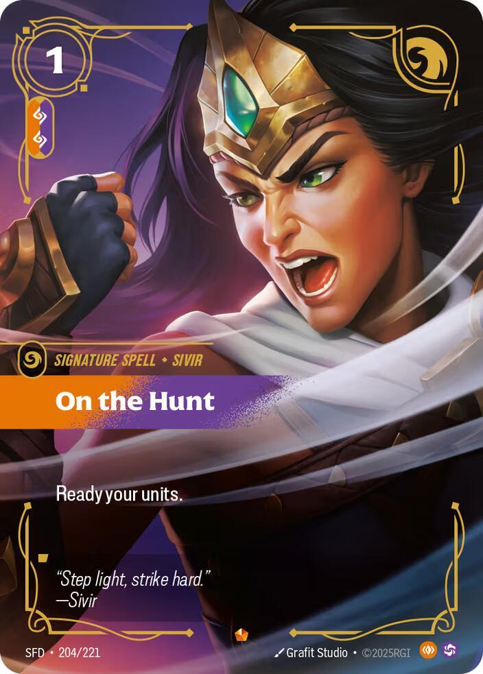 On the Hunt #204/221 - Spiritforged - Near Mint