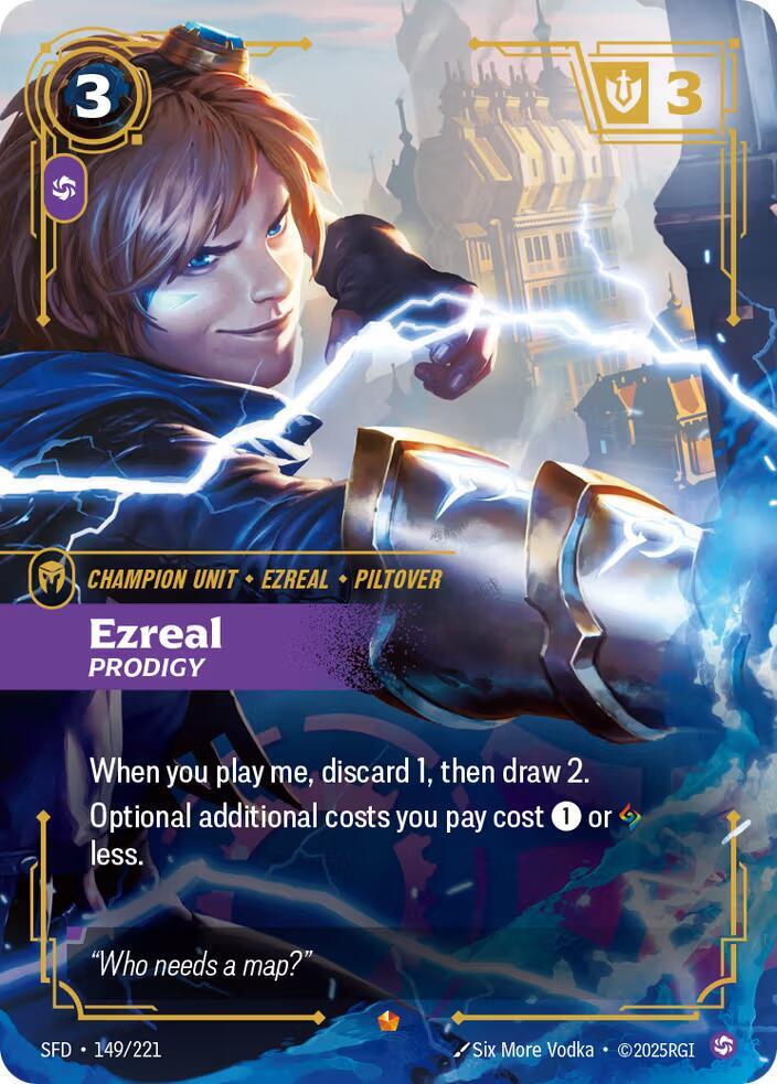 Ezreal - Prodigy #149/221 - Spiritforged - Near Mint