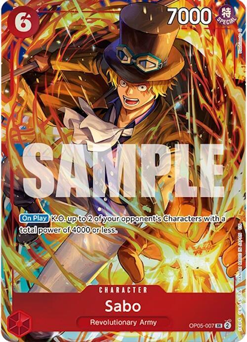 Sabo (Illustration Box Vol.5) #OP05-007 - One Piece Promotion Cards - Near Mint