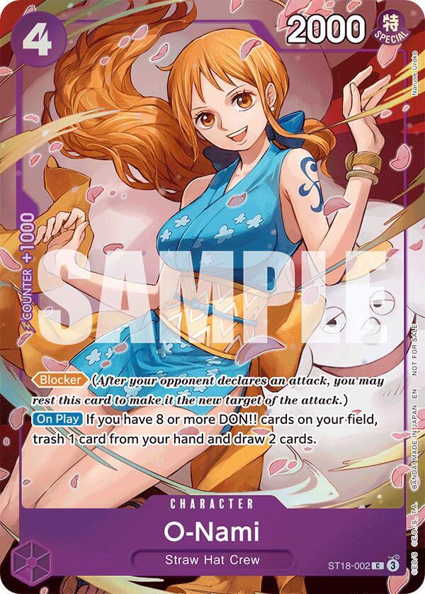 O-Nami #ST18-002 - Extra Booster: One Piece Heroines Edition - Near Mint
