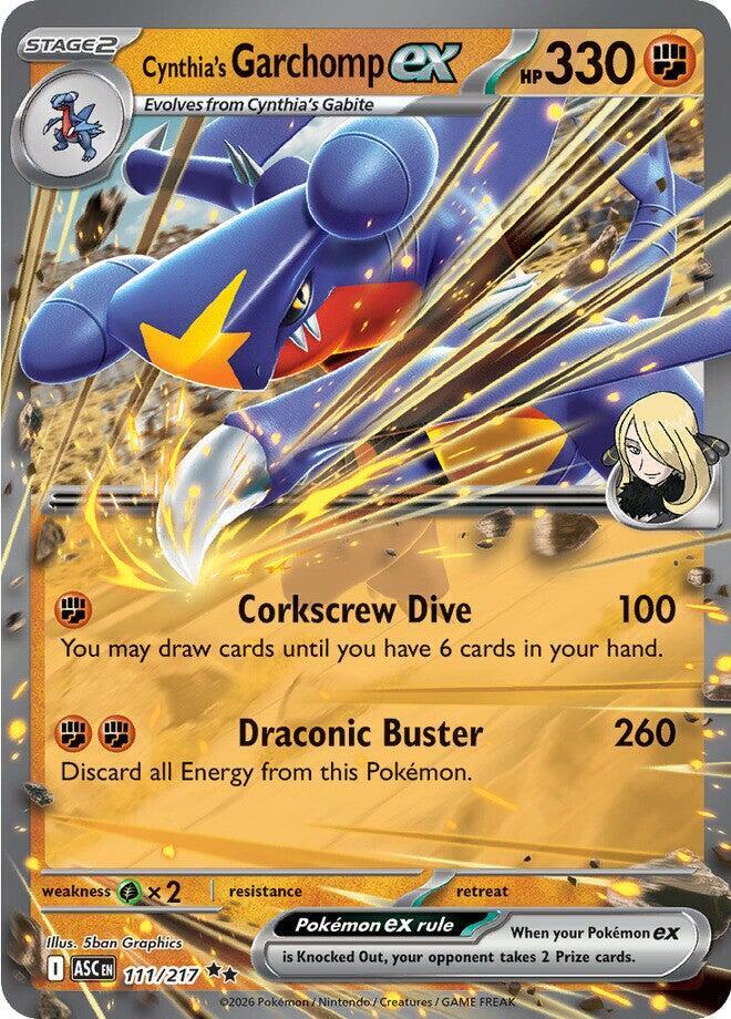 Cynthia's Garchomp ex #111/217 - ME: Ascended Heroes - Near Mint