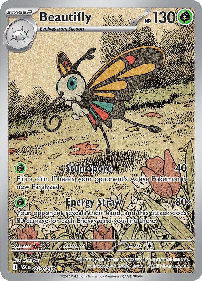 Beautifly #219/217 - ME: Ascended Heroes - Near Mint