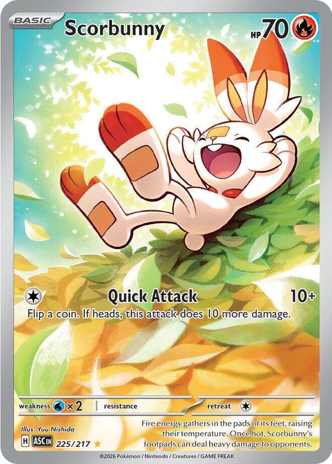 Scorbunny #225/217 - ME: Ascended Heroes - Near Mint