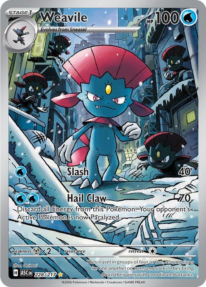 Weavile #228/217 - ME: Ascended Heroes - Near Mint