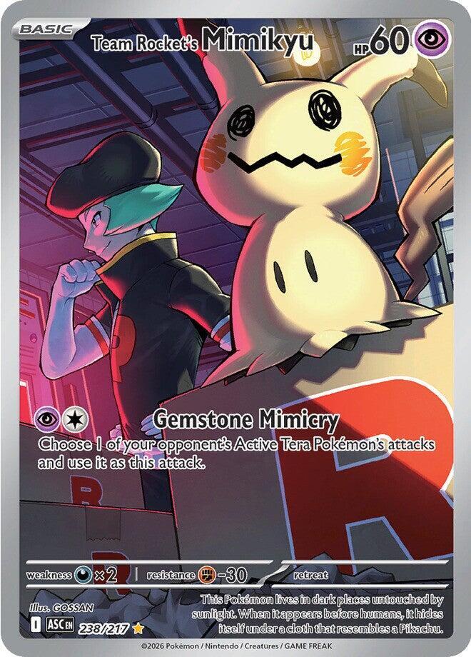 Team Rocket's Mimikyu #238/217 - ME: Ascended Heroes - Near Mint