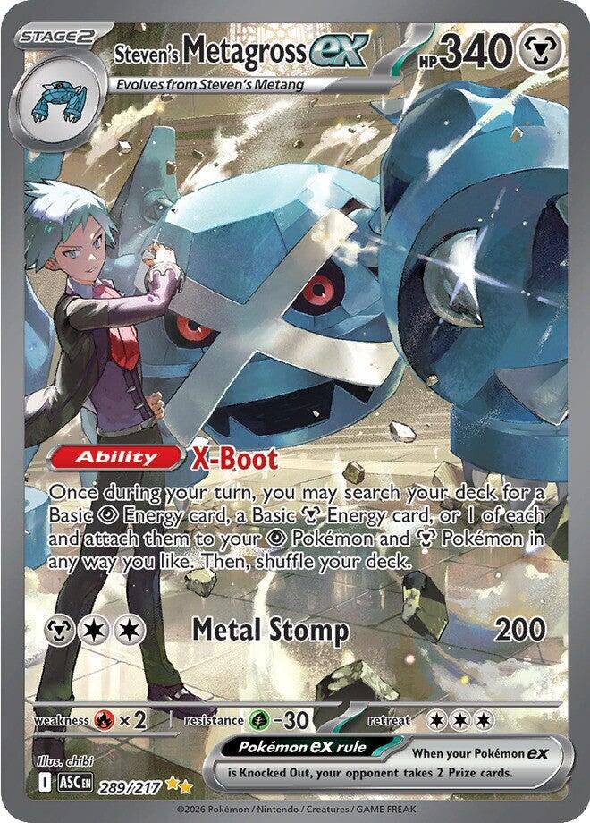 Steven's Metagross ex #289/217 - ME: Ascended Heroes - Near Mint