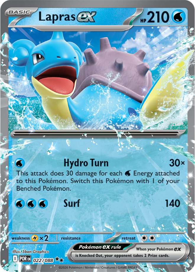 Lapras ex #022/088 - ME03: Perfect Order - Near Mint