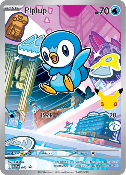 Piplup #042 - ME: Mega Evolution Promo - Near Mint