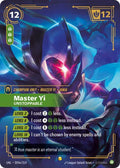 Master Yi - Unstoppable (Alternate Art) #059a/219 - Unleashed - Near Mint