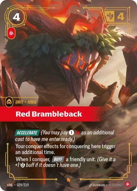 Red Brambleback #029/219 - Unleashed - Near Mint