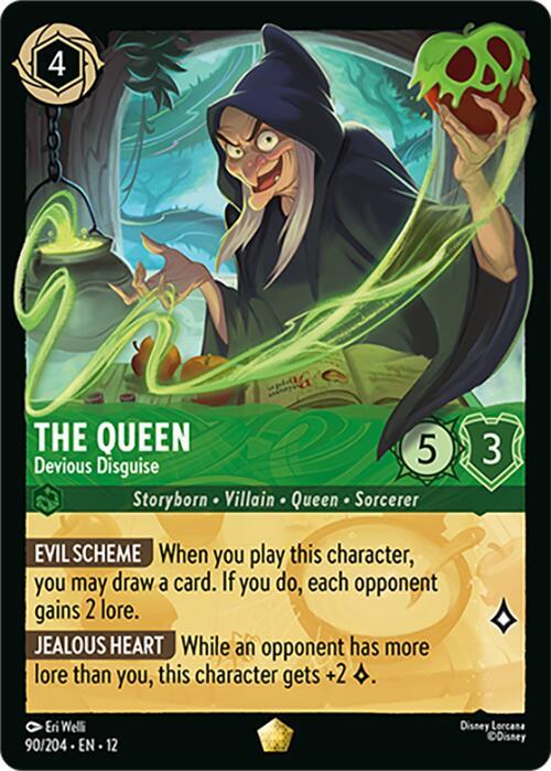 The Queen - Devious Disguise #90/204 - Wilds Unknown - Near Mint