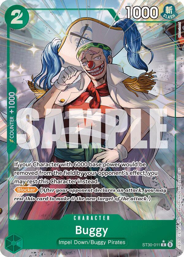 Buggy (Full Art) #ST30-011 - Starter Deck EX: Luffy & Ace - Near Mint