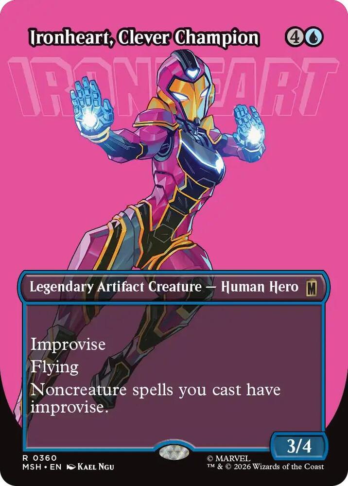 Ironheart, Clever Champion (Borderless) #360 - Marvel Super Heroes - Near Mint
