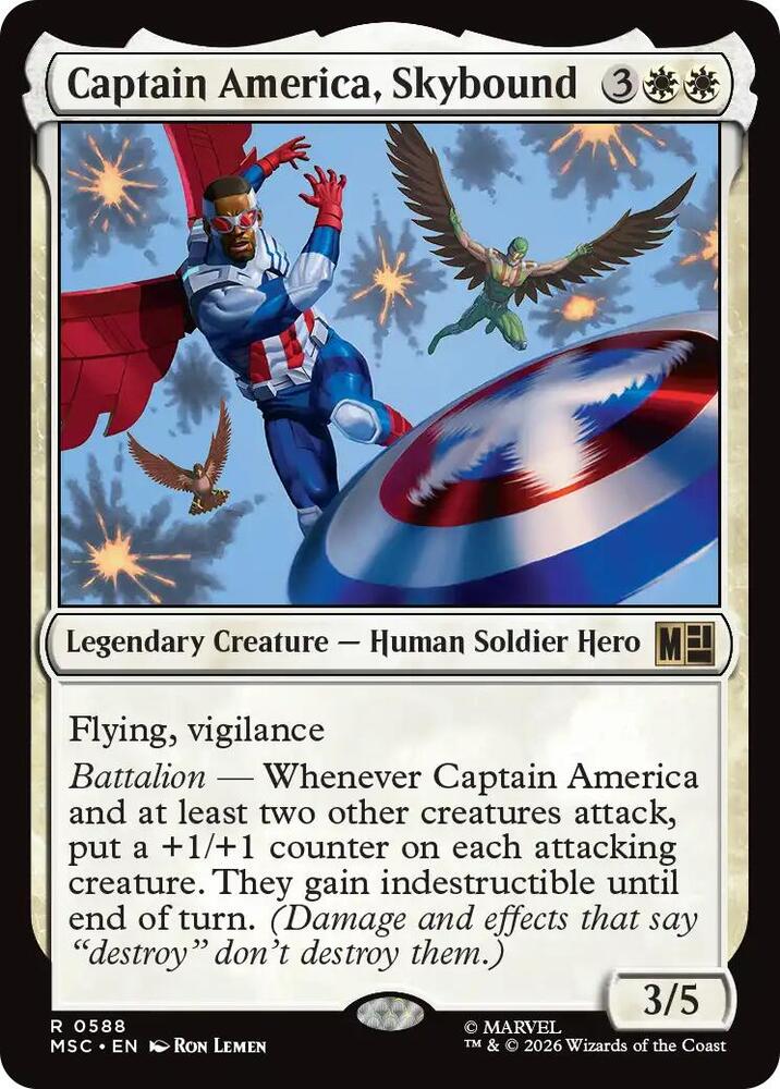 Captain America, Skybound #588 - Commander: Marvel Super Heroes - Near Mint
