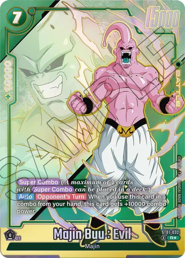 Majin Buu : Evil (Alternate Art) #ST01-032 - Story Booster 01 - Near Mint