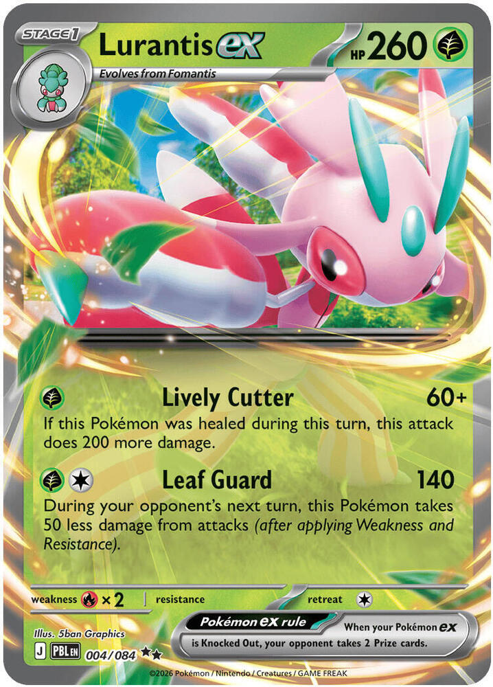 Lurantis ex #004/084 - ME05: Pitch Black - Near Mint