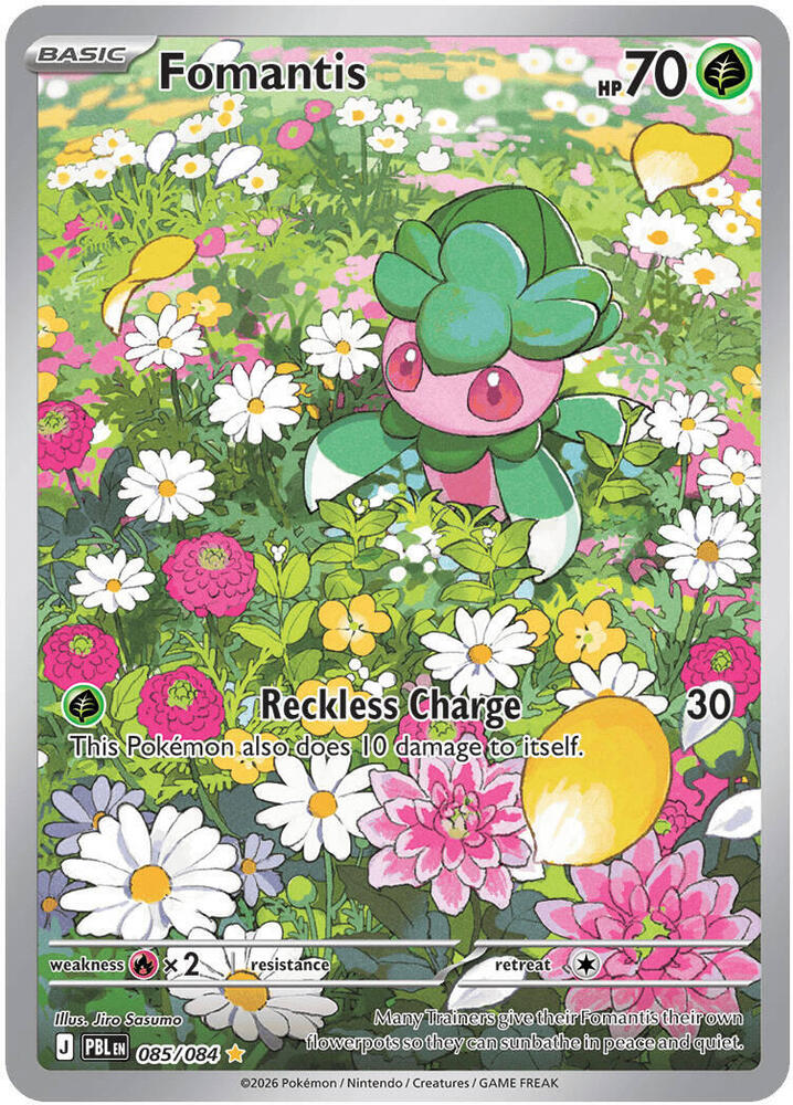 Fomantis #085/084 - ME05: Pitch Black - Near Mint