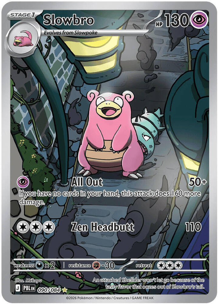 Slowbro #090/084 - ME05: Pitch Black - Near Mint