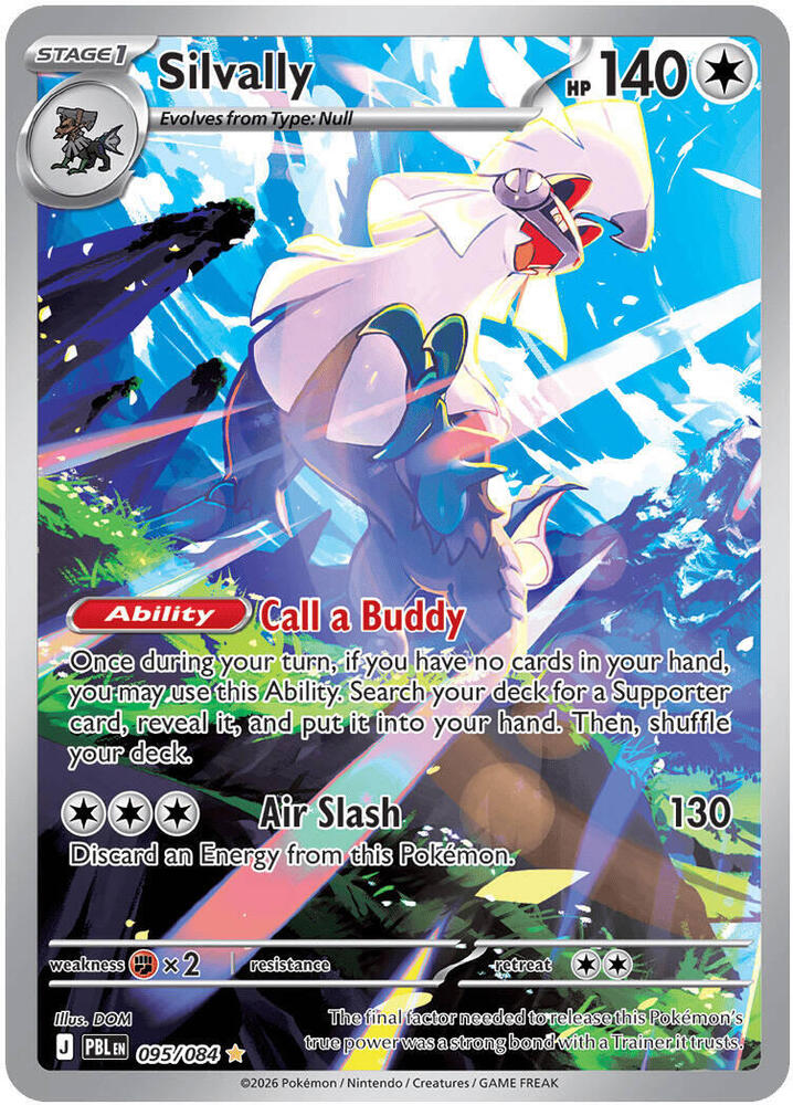Silvally #095/084 - ME05: Pitch Black - Near Mint