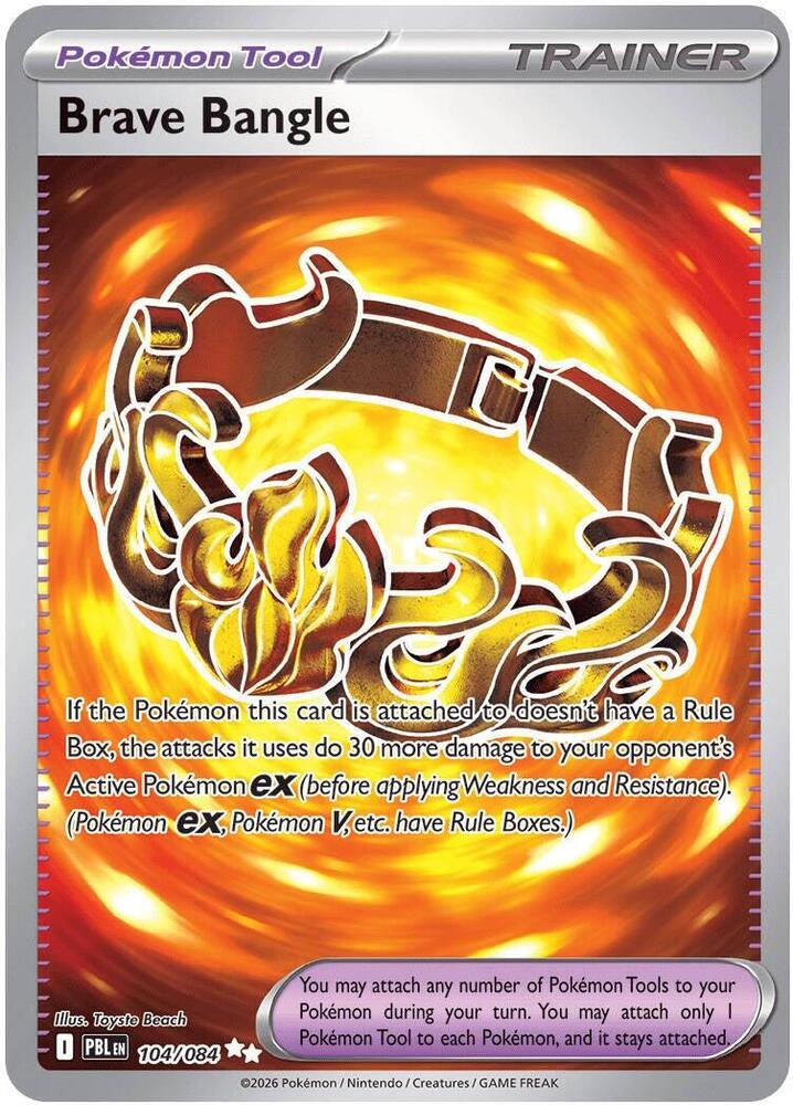 Brave Bangle #104/084 - ME05: Pitch Black - Near Mint