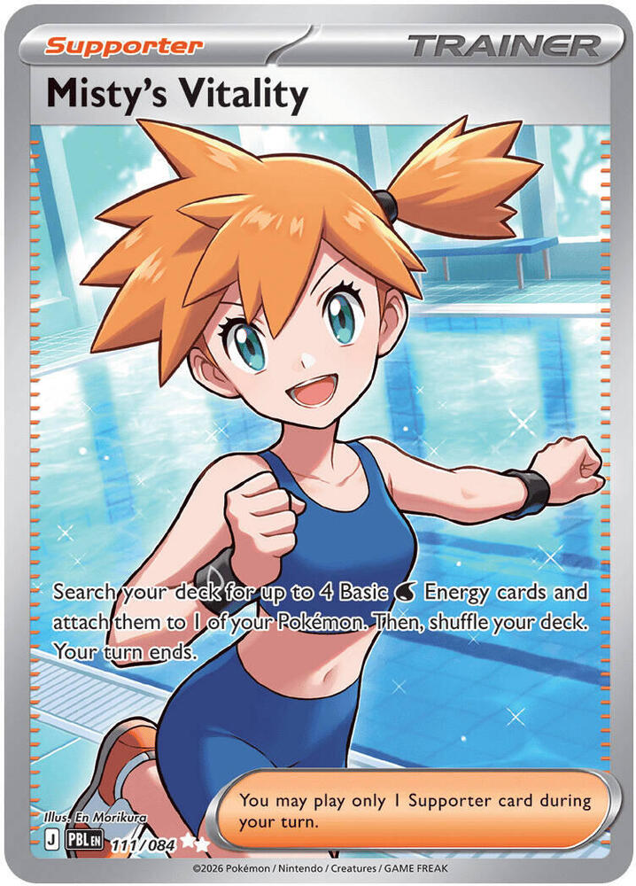 Misty's Vitality #111/084 - ME05: Pitch Black - Near Mint