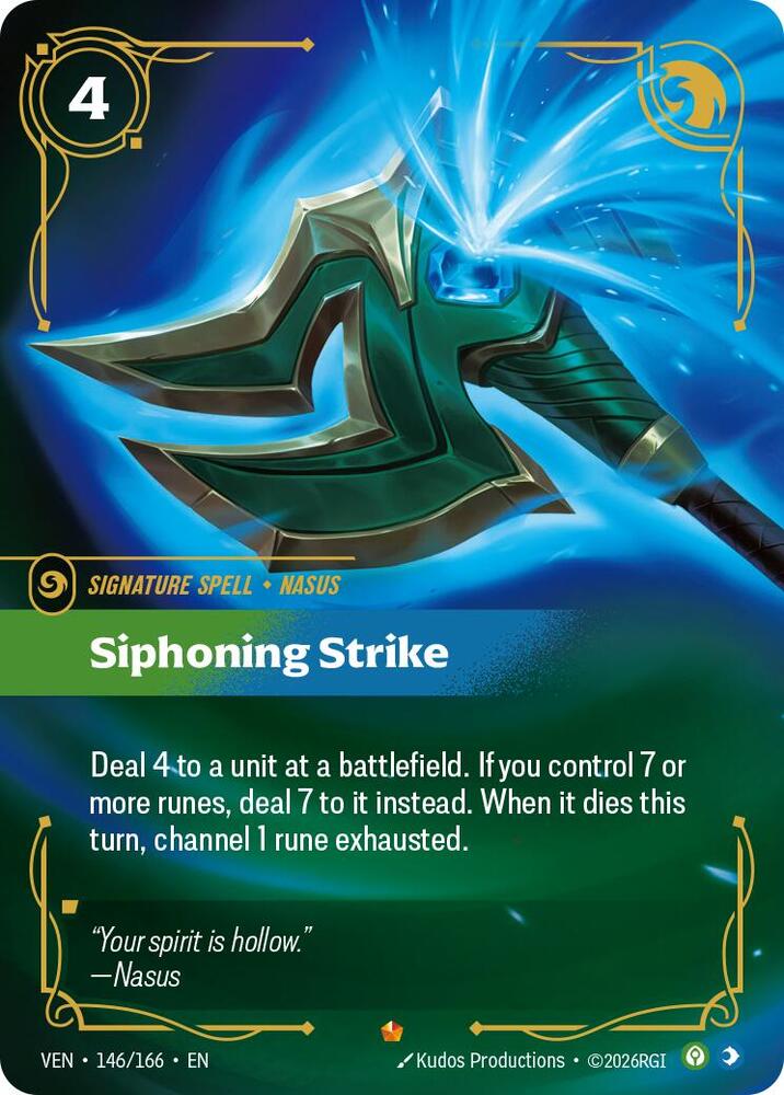 Siphoning Strike #146/166 - Vendetta - Near Mint