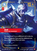 Zed, From the Shadows (Alternate Art) #023a/166 - Vendetta - Near Mint
