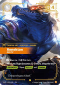 Renekton - Brute (Alternate Art) #092a/166 - Vendetta - Near Mint