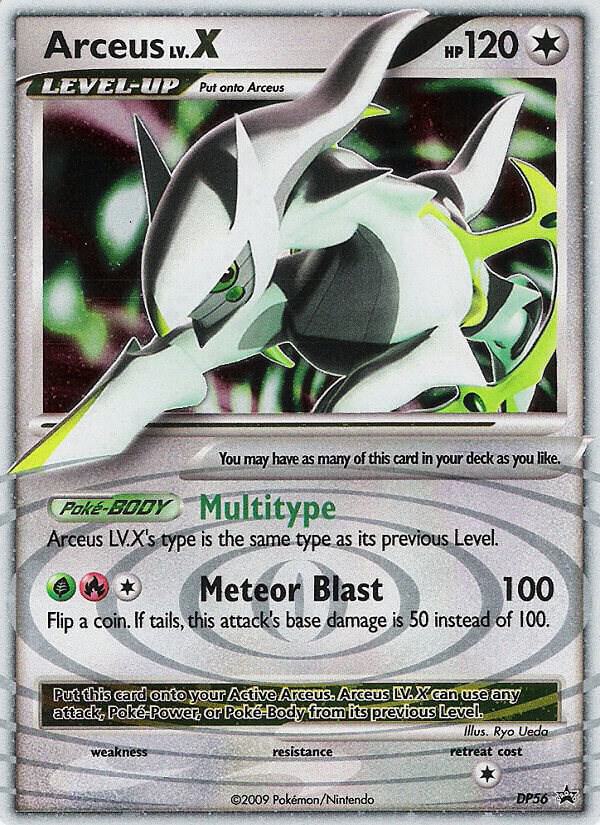 Arceus LV.X #DP56 - Diamond and Pearl Promos - Damaged