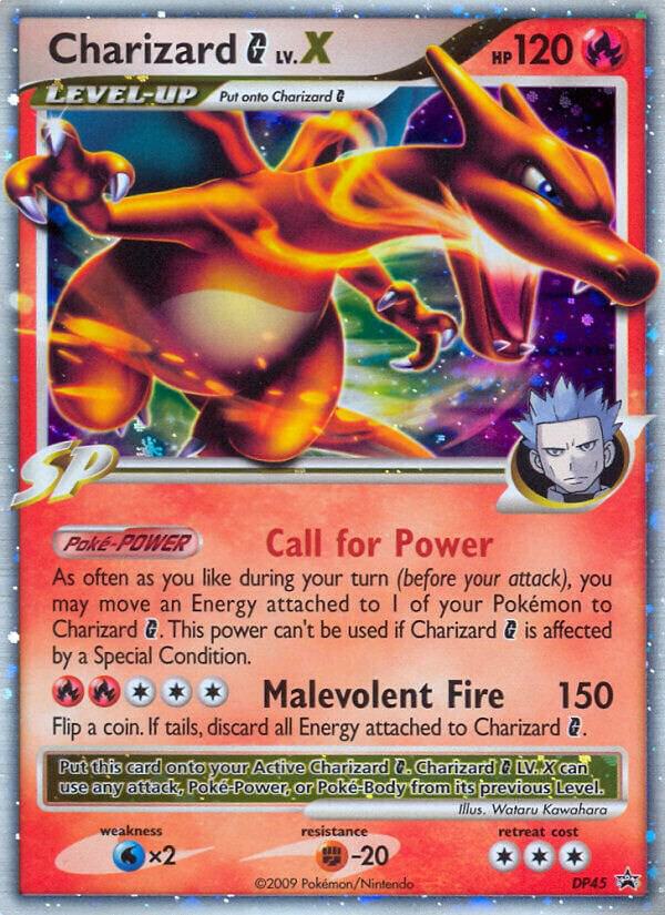 Charizard G LV.X #DP45 - Diamond and Pearl Promos - Moderately Played