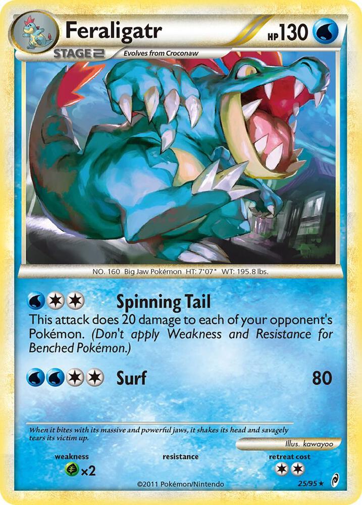 Feraligatr #25/95 - Call of Legends - Near Mint