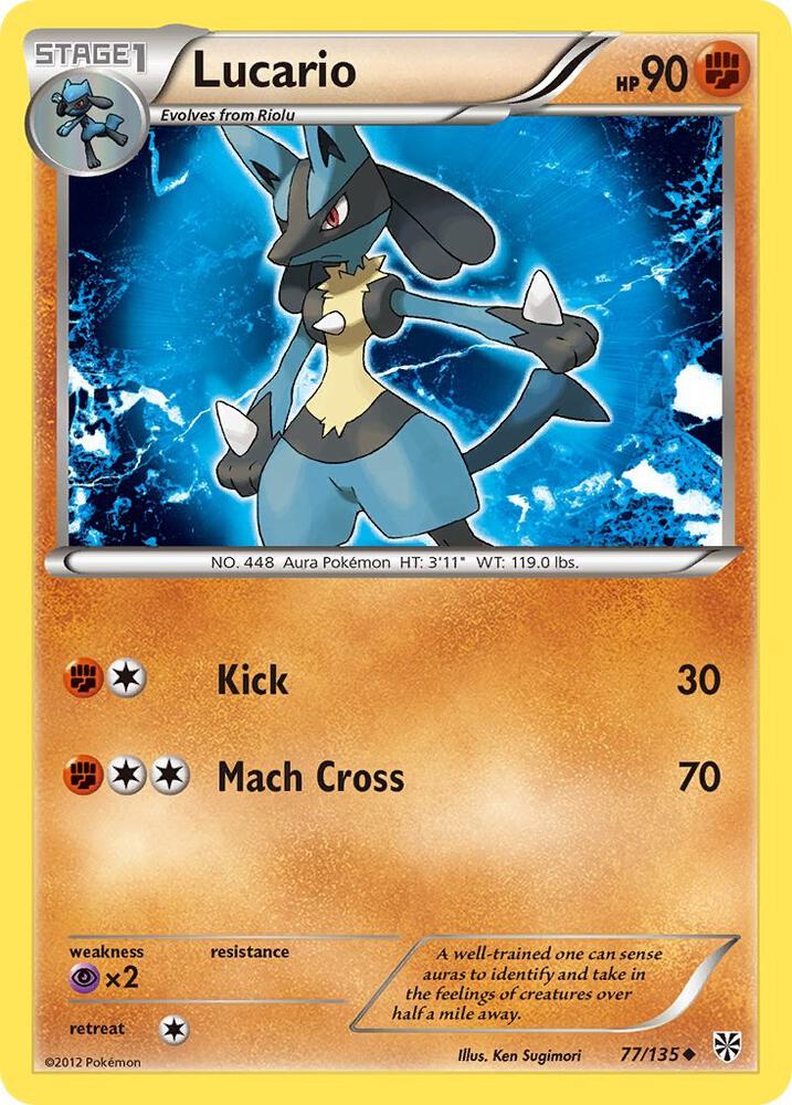 Lucario #77/135 - Plasma Storm - Near Mint